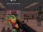 Игра Битка со пиксели: Зомби напаѓаат онлајн
