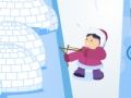 Игра Снег топката воинот онлајн