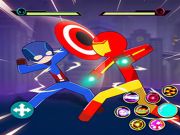 Игра Стикман: Борбата на хероите онлајн