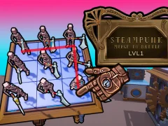 Игра Steampunk Merge To Battle онлајн