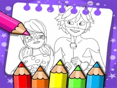 Игра Miraculous Ladybug Coloring Book онлајн
