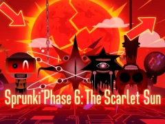 Игра Sprunki Phase 6: The Scarlet Sun онлајн