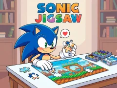 Игра Sonic Jigsaw онлајн