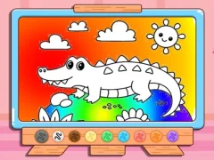 Игра Coloring Book: Crocodile онлајн