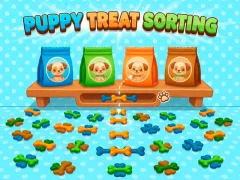 Игра Puppy Treat Sorting онлајн