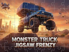 Игра Monster Truck Jigsaw Frenzy онлајн