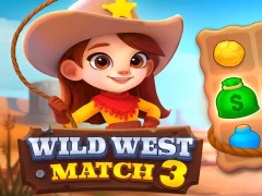 Игра Wild West Match 3 онлајн