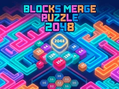 Игра Blocks Merge Puzzle 2048 онлајн