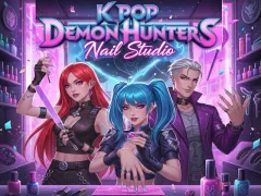 Игра K Pop Demon Hunters Nail Studio онлајн
