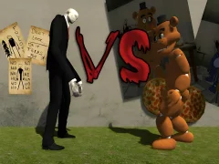 Игра Slenderman vs Freddy Fazbear онлајн