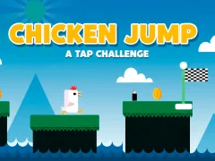 Игра Chicken Jump: A Tap Challenge онлајн