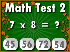 Игра Math Test 2 онлајн