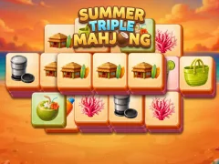 Игра Summer Triple Mahjong онлајн