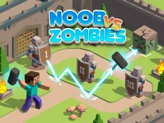 Игра Noob vs Zombies онлајн