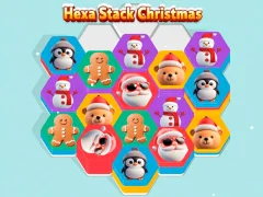 Игра Hexa Stack Christmas онлајн