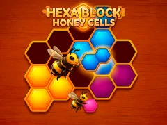 Игра Hexa Block: Honey Cells онлајн