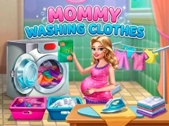 Игра Mommy washing clothes онлајн