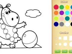 Игра Baby Farm Animals Coloring Book for Kids онлајн