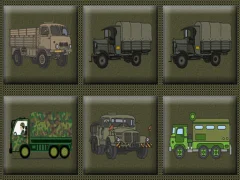 Игра Army Trucks Memory онлајн