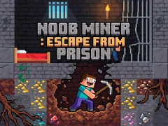 Игра Noob Miner: Escape From Prison онлајн