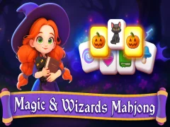 Игра Magic and Wizards Mahjong онлајн
