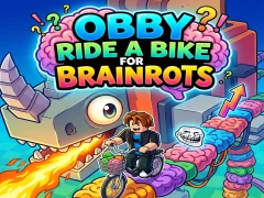 Игра Obby Ride a Bike For Brainrots онлајн