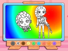 Игра Coloring Book: Kpop Rumi онлајн