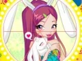 Игра Winx bunny style: Round Puzzle онлајн
