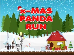 Игра X-mas Panda Run онлајн