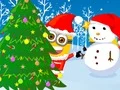 Игра Minions Christmas Snowball Wars онлајн