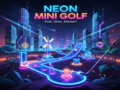 Игра Neon Mini Golf онлајн