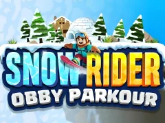 Игра Snow Rider Obby Parkour онлајн