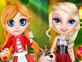 Игра Little Elsa In Red Hood онлајн