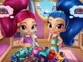 Игра Shimmer And Shine Wardrobe Cleaning онлајн