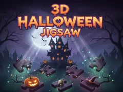 Игра 3D Halloween Jigsaw онлајн