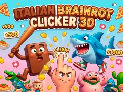 Игра Italian Brainrot Clicker 3D онлајн