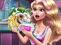 Игра Doll Dish Washing онлајн