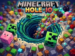 Игра Minecraft Hole IO онлајн
