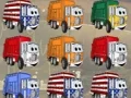 Игра Garbage Trucks Matching онлајн