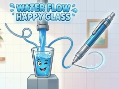 Игра Water Flow Happy Glass онлајн