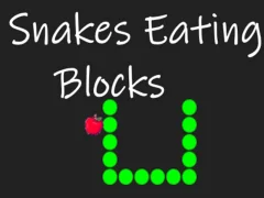 Игра Snakes Eating Blocks онлајн