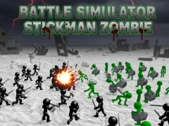 Игра Battle Simulator Stickman Zombie онлајн