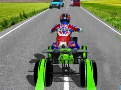 Игра ATV Quad Bike Traffic Racer онлајн