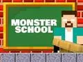 Игра Monster School: Roller Coaster & Parkour онлајн