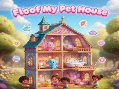 Игра Floof My Pet House онлајн