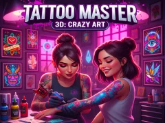 Игра Tattoo Master 3D: Crazy Art онлајн
