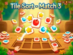 Игра Tile Sort - Match 3 онлајн
