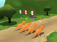 Игра Dinosaur Shifting Run онлајн