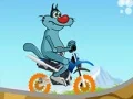 Игра Oggy And The Cockroaches Bike онлајн