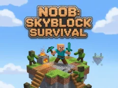 Игра Noob: Skyblock Survival онлајн